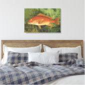 Rode Snapper Vis in de Oceaan,  Marine Life Canvas Afdruk (Insitu (Slaapkamer))