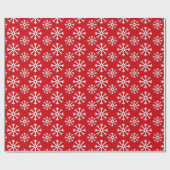 Rode Sneeuw 30"x30"Verpakkend Document Cadeaupapier (Vlak)