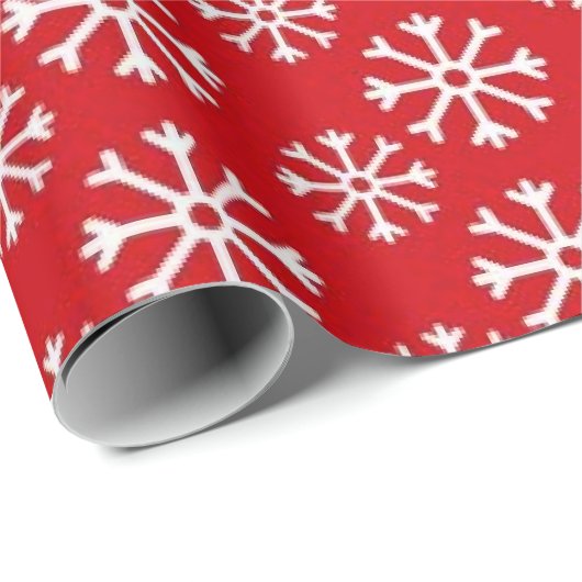 Rode Sneeuw 30 "x6"Verpakkend Document Cadeaupapier (Rol Hoek)