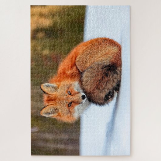 Rode sneeuw | Yukon Legpuzzel (Verticaal)