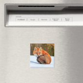 Rode sneeuw | Yukon Magneet (Insitu (Vaatwasser))