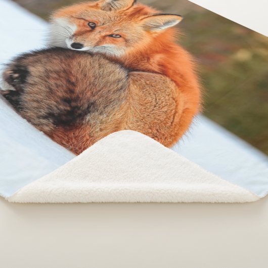 Rode sneeuw | Yukon Sherpa Deken (3/4)