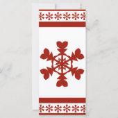 Rode sneeuwvlokken (Achterkant)