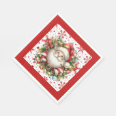 Rode sneeuwvlokken en servetten (Hoek)