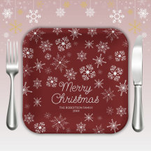 Rode sneeuwvlokken kerstfeest