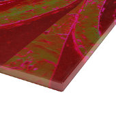 rode snijplaat met octagaal venster snijplank (Hoek)