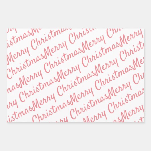 Rode Snoep met kerstbomen - roze feestdag Inpakpapier Vel (Voorkant 2)