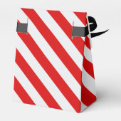 Rode Snoep Stripe Bedankdoosjes (Achterkant)