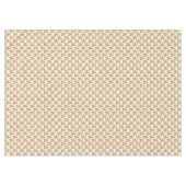 Rode snoepjes goudlinten op witte kerst tafelkleed (Voorkant (Horizontaal))