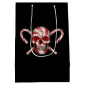 Rode snoepriet Suiker Medium Gift Bag Medium Cadeauzakje (Achterkant)