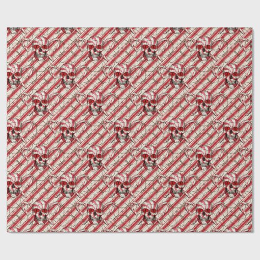 Rode snoepriet Suikermolen Verpakkingspapier Cadeaupapier (Vlak)