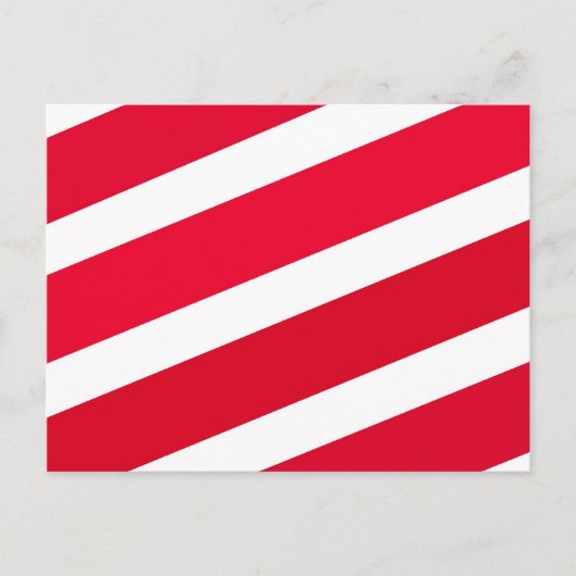 Rode snoeprietstrips briefkaart (Voorkant)