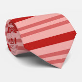 Rode snoeprietstrips stropdas (Opgerold)