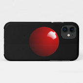 Rode Snooker Bal Tafel Sport Case-Mate iPhone Case (Achterkant (horizontaal))