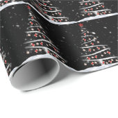 Rode sokken en kerstballen cadeaupapier (Rol Hoek)