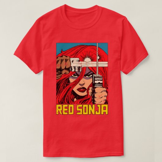 rode sonja 1983 t-shirt (Design voorkant)