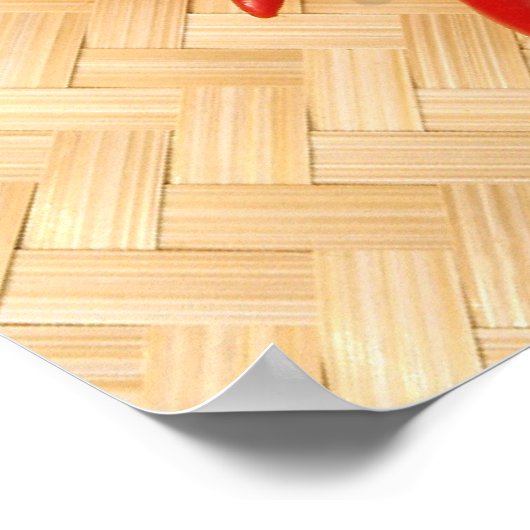 rode Spaanse peper Poster (Hoek)