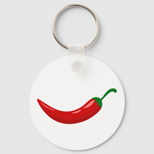 Rode Spaanse peper Sleutelhanger (Voorkant)