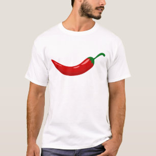 Rode Spaanse peper T-shirt