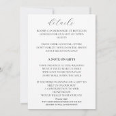 Rode Sparkle Kerstmis Ornament Bruiloft Uitnodigin Kaart (Achterkant)