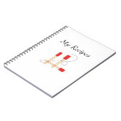 Rode Spatels Notitieboek (Linkerzijde)