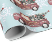  Rode Speelgoed met kerstboom Cadeaupapier (Rol Hoek)