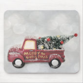  Rode Speelgoed met kerstboom Muismat (Voorkant)