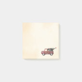 Rode Speelgoed met kerstboom Post-it® Notes (Voorkant)