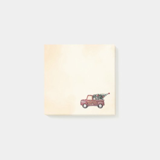  Rode Speelgoed met kerstboom Post-it® Notes (Voorkant)