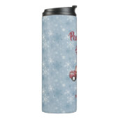  Rode Speelgoed met kerstboom Thermosbeker (Gedraaid links)