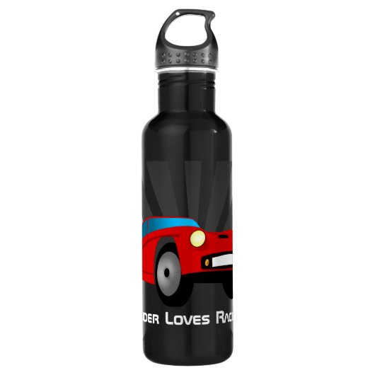 Rode Speelgoed Sport Race Auto Jongens Kinder Waterfles (Voorkant)