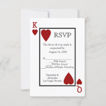 Rode Speelkaart Matching RSVP