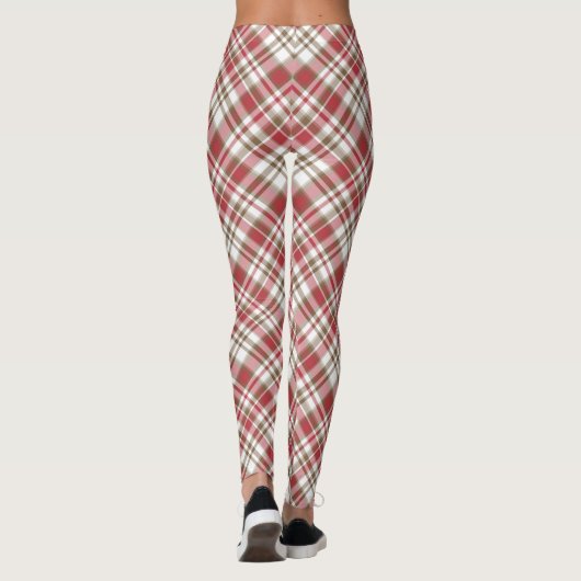 Rode speldenvrouwen Leggings (Achterkant)