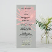 Rode Spider Mum Programmakaart (Staand voorkant)