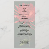 Rode Spider Mum Programmakaart (Voorkant)