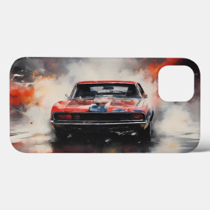 Rode Spier Auto hoofd op Case-Mate iPhone Case