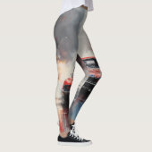 Rode Spier Auto hoofd op Leggings (Rechts)