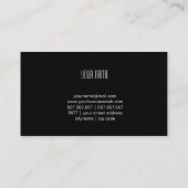 Rode spierauto in verschillende kleuren visitekaartje (Achterkant)