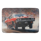 Rode  Spierwagen Badmat (Voorkant)