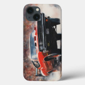 Rode Spierwagen Case-Mate iPhone Case (Achterkant)