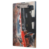 Rode  Spierwagen Klembord (Links)