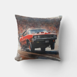 Rode Spierwagen Kussen