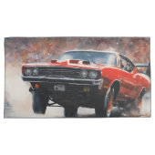 Rode Spierwagen Kussensloop (Voorkant-Rechts)