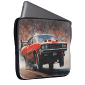 Rode  Spierwagen Laptop Sleeve (Voorkant Rechts)