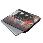 Rode  Spierwagen Laptop Sleeve (Voorkant onderkant)
