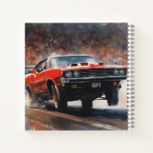 Rode  Spierwagen Notitieboek (Achterkant)
