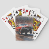 Rode  Spierwagen Pokerkaarten (Achterkant)