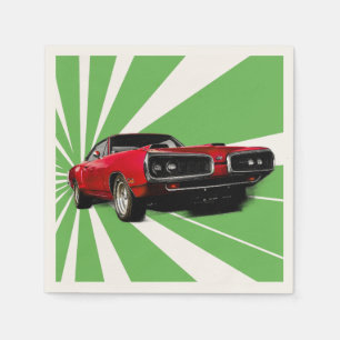 Rode spierwagen servet