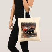 Rode  Spierwagen Tote Bag (Voorkant (product))