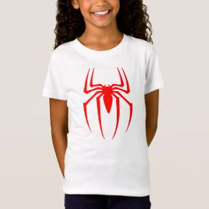 Rode Spin Insectenontwerp T-shirt